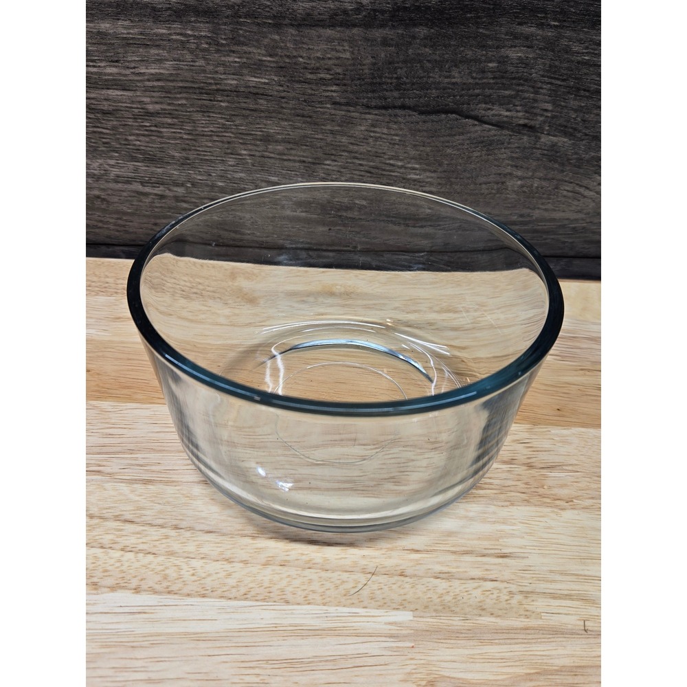 Pyrex Clear Glass Round Storage Bowl 950ml 4 Cup Replacement Dish Made in USA